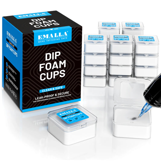 EMALLA Tattoo Dip Foam Cups