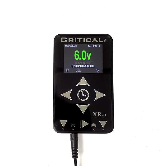 Critical Tattoo XR-D Power Supply