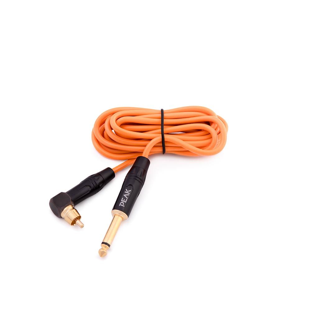 Peak 6' Right Angle RCA Cord